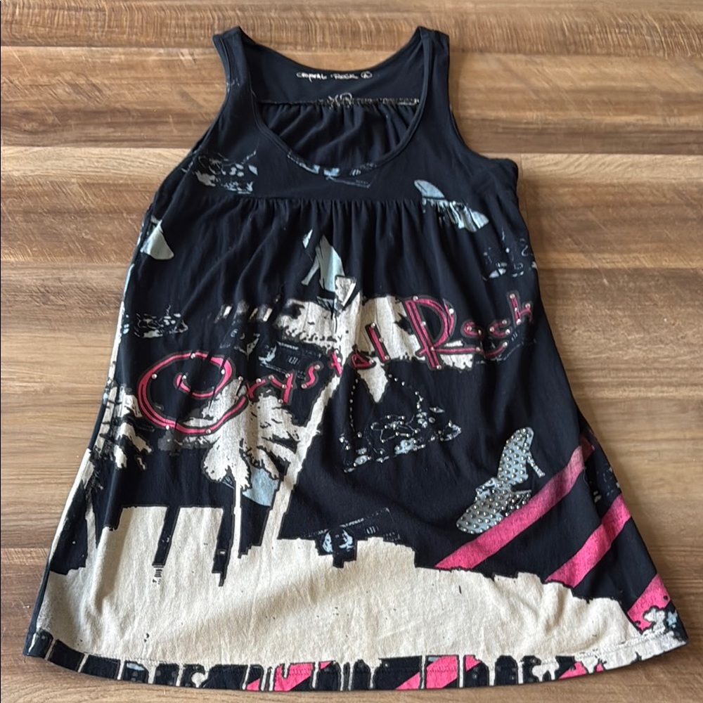 Crystal Rock Artistic Tank Top
